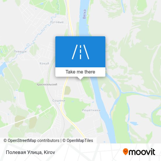Полевая Улица map