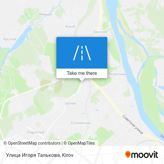 Улица Игоря Талькова map