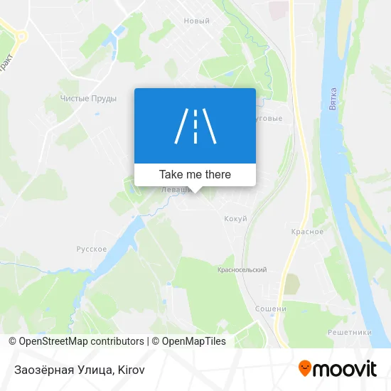 Заозёрная Улица map