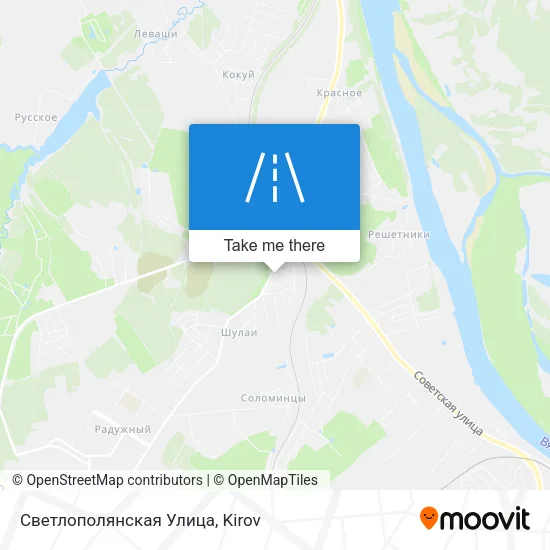 Светлополянская Улица map