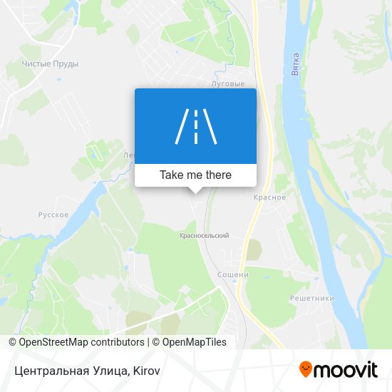 Центральная Улица map