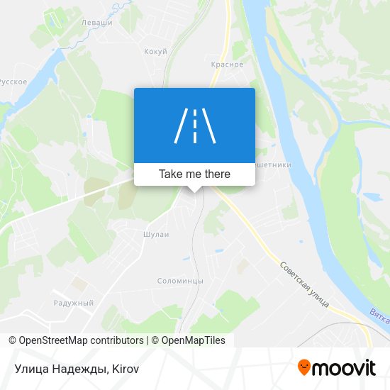 Улица Надежды map
