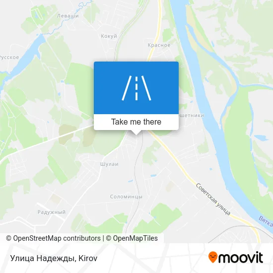 Улица Надежды map