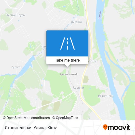 Строительная Улица map
