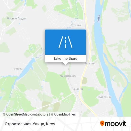 Строительная Улица map