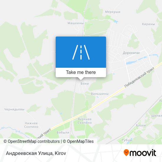 Андреевская Улица map