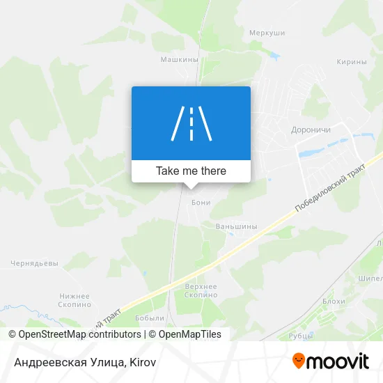 Андреевская Улица map