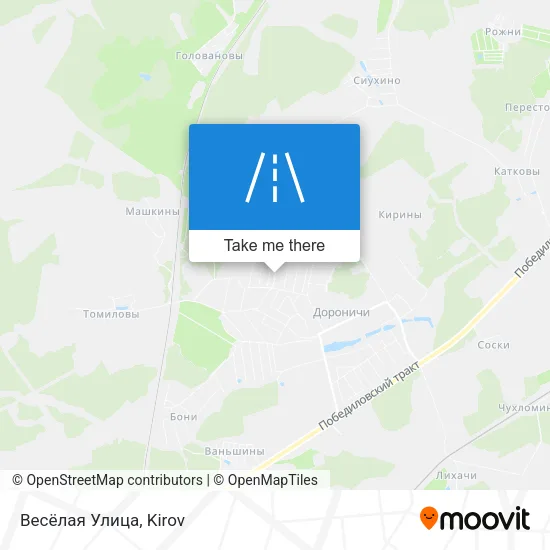 Весёлая Улица map