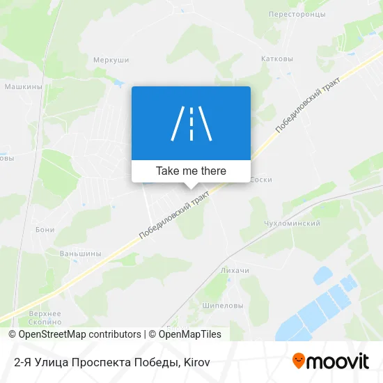 2-Я Улица Проспекта Победы map