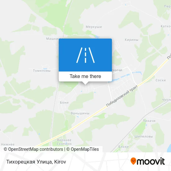 Тихорецкая Улица map