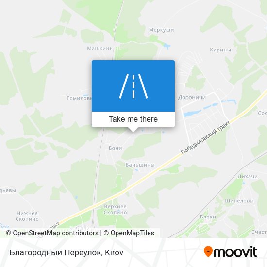 Благородный Переулок map