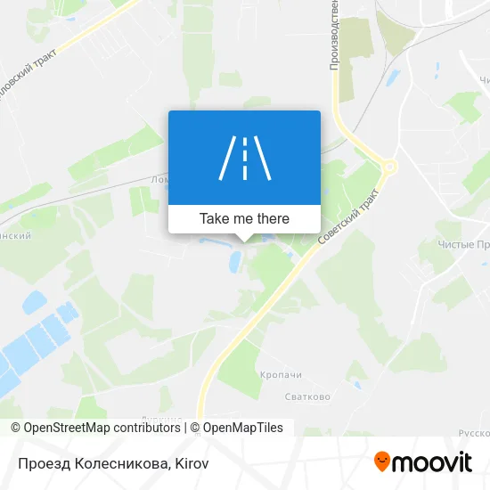 Проезд Колесникова map