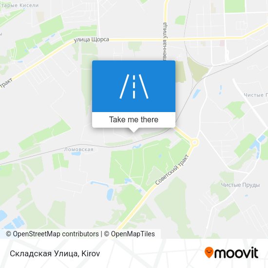 Складская Улица map