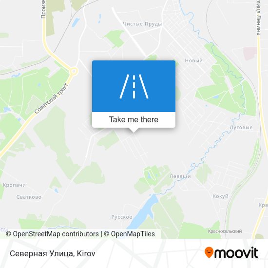 Северная Улица map