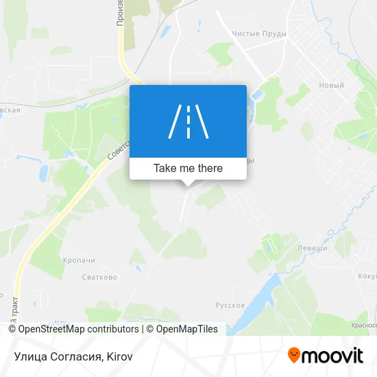 Улица Согласия map