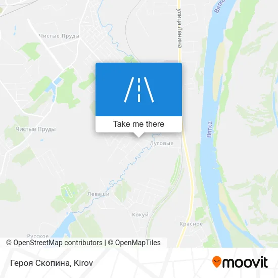 Героя Скопина map