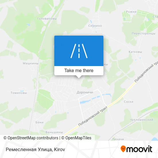 Ремесленная Улица map