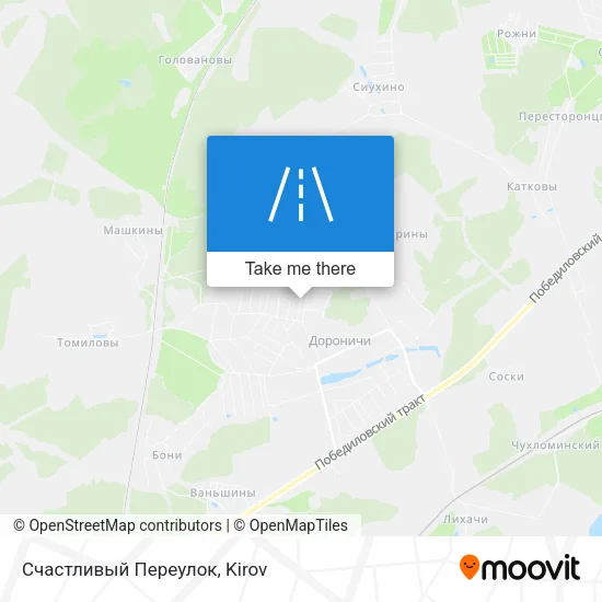 Счастливый Переулок map