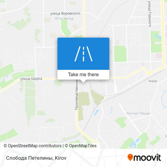 Слобода Петелины map