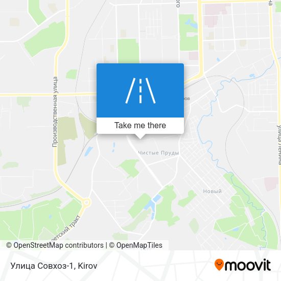 Улица Совхоз-1 map