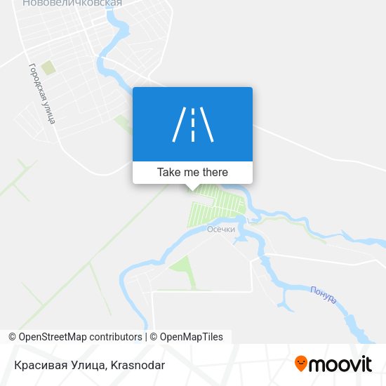 Красивая Улица map