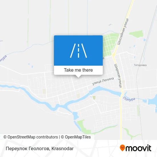 Переулок Геологов map