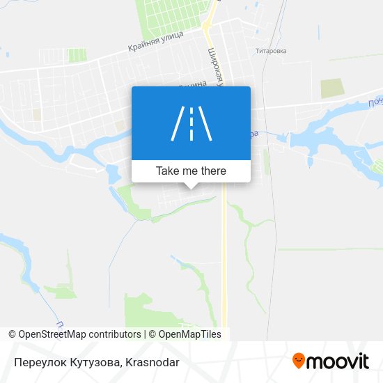 Переулок Кутузова map