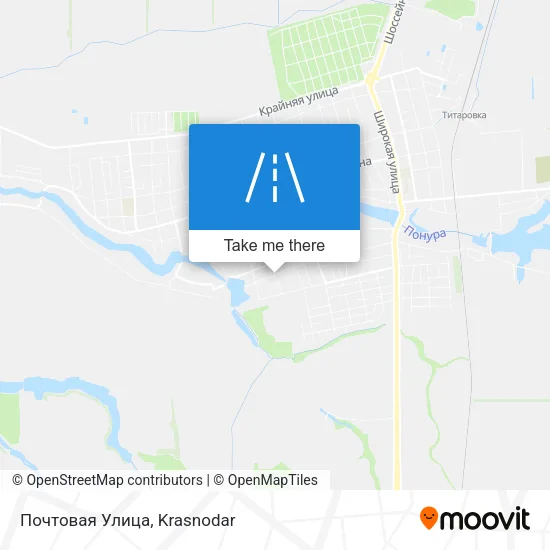 Почтовая Улица map