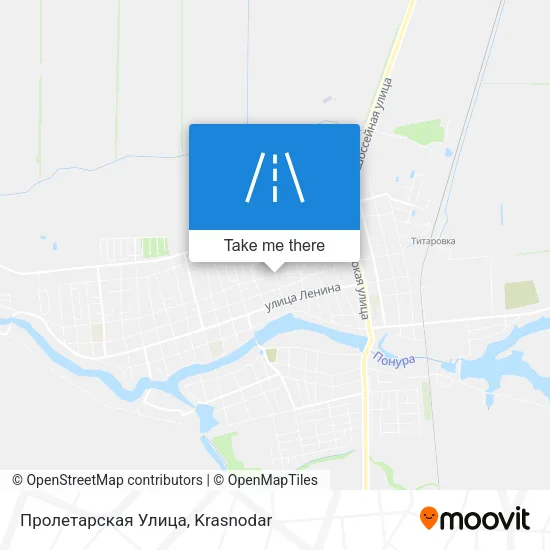 Пролетарская Улица map