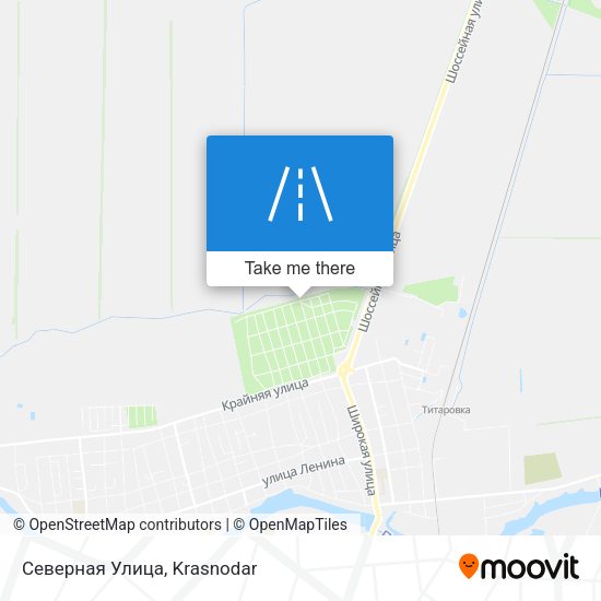 Северная Улица map