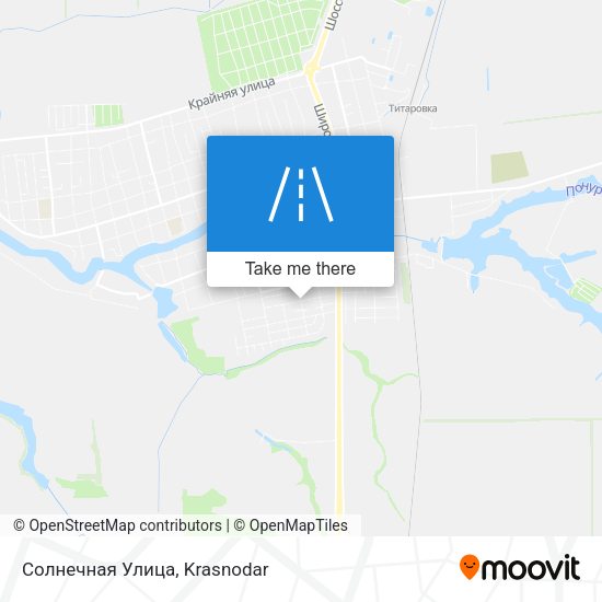 Солнечная Улица map