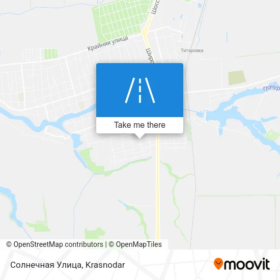Солнечная Улица map