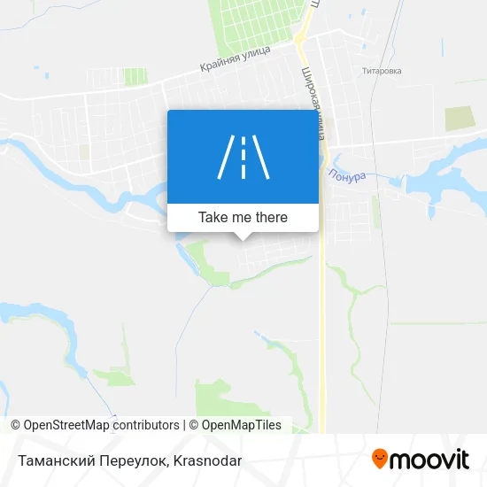 Таманский Переулок map