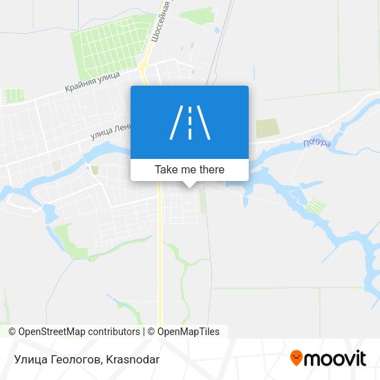 Улица Геологов map