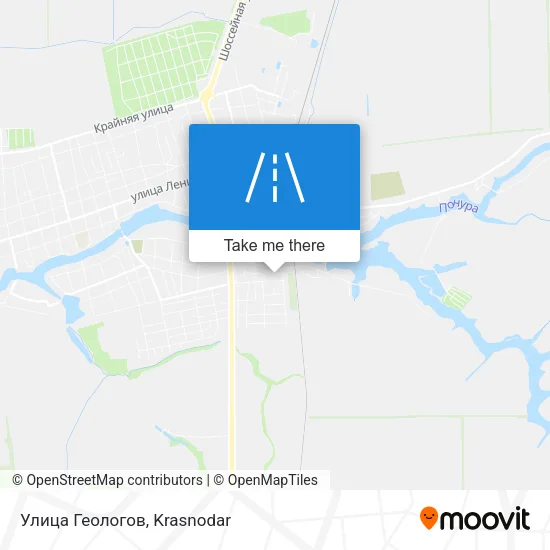 Улица Геологов map