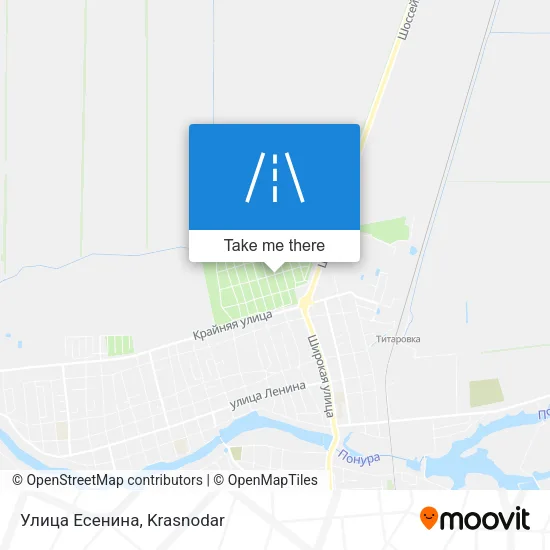Улица Есенина map