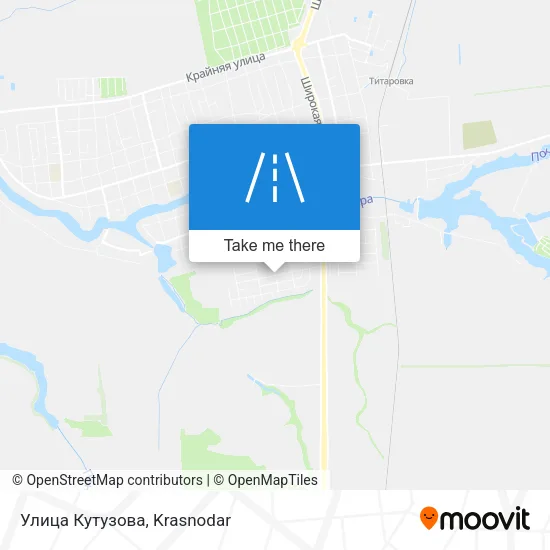 Улица Кутузова map