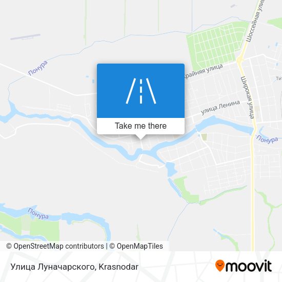 Улица Луначарского map