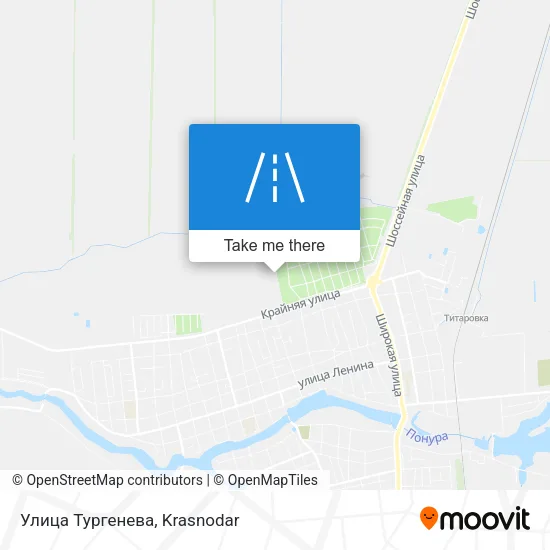 Улица Тургенева map