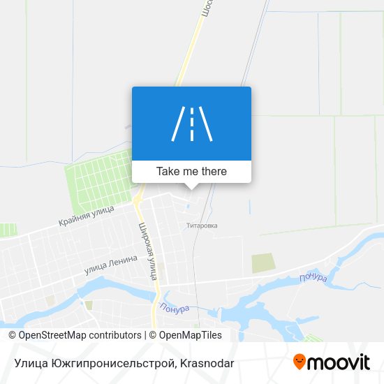 Улица Южгипронисельстрой map