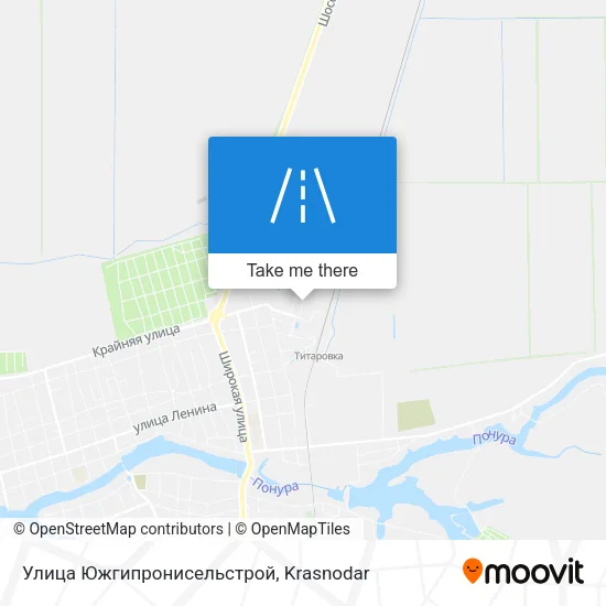 Улица Южгипронисельстрой map