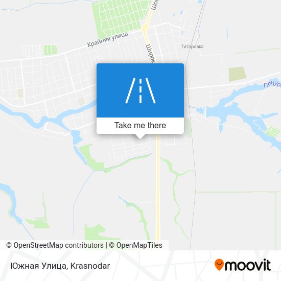 Южная Улица map