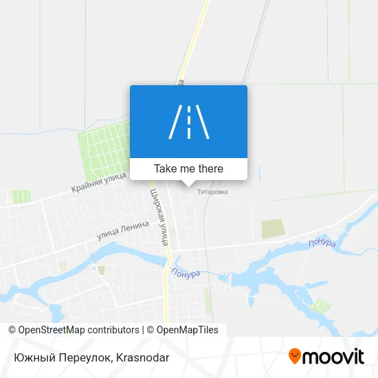 Южный Переулок map