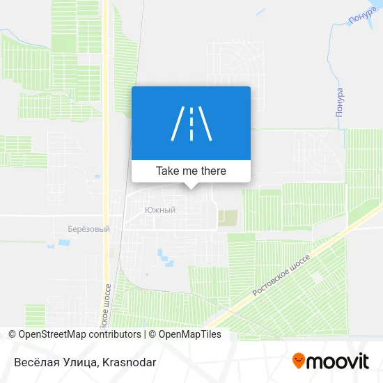 Весёлая Улица map
