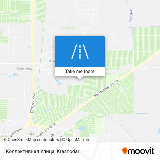Коллективная Улица map