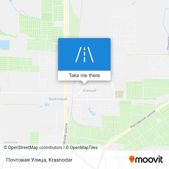 Почтовая Улица map