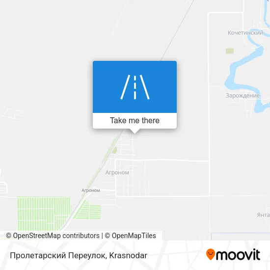 Пролетарский Переулок map