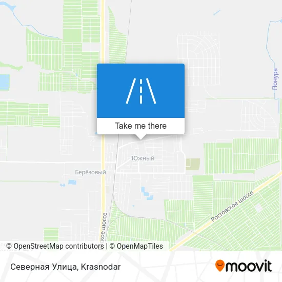 Северная Улица map