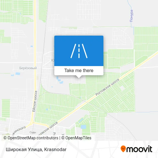 Широкая Улица map