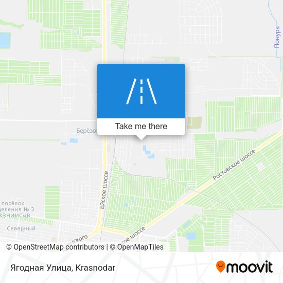 Ягодная Улица map